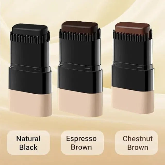 Instant Hair Dye Stick with Built-in Comb, Gray Hair Dye, 2-in-1 Touch-Up Comb Pack of 2