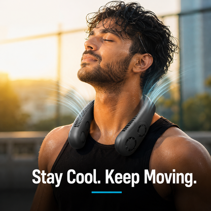 Ultra Cool Arc Portable Neck Fan for Instant Cooling