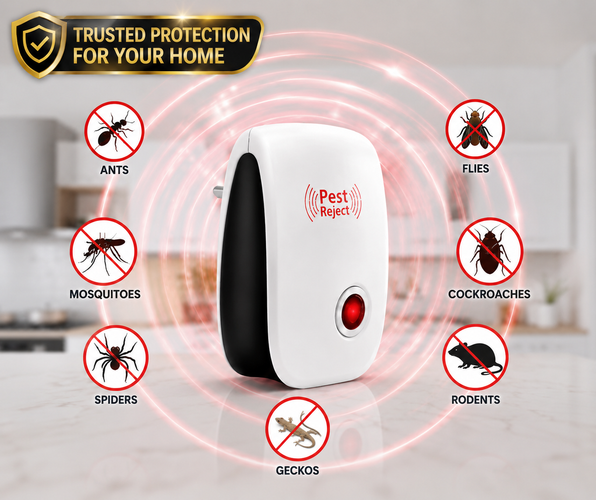 Home Pest & Rodent Repelling Aid for Mosquito, Cockroaches, Ants Spider Insect Pest Control Electric Pest Solution (Pack of 2)